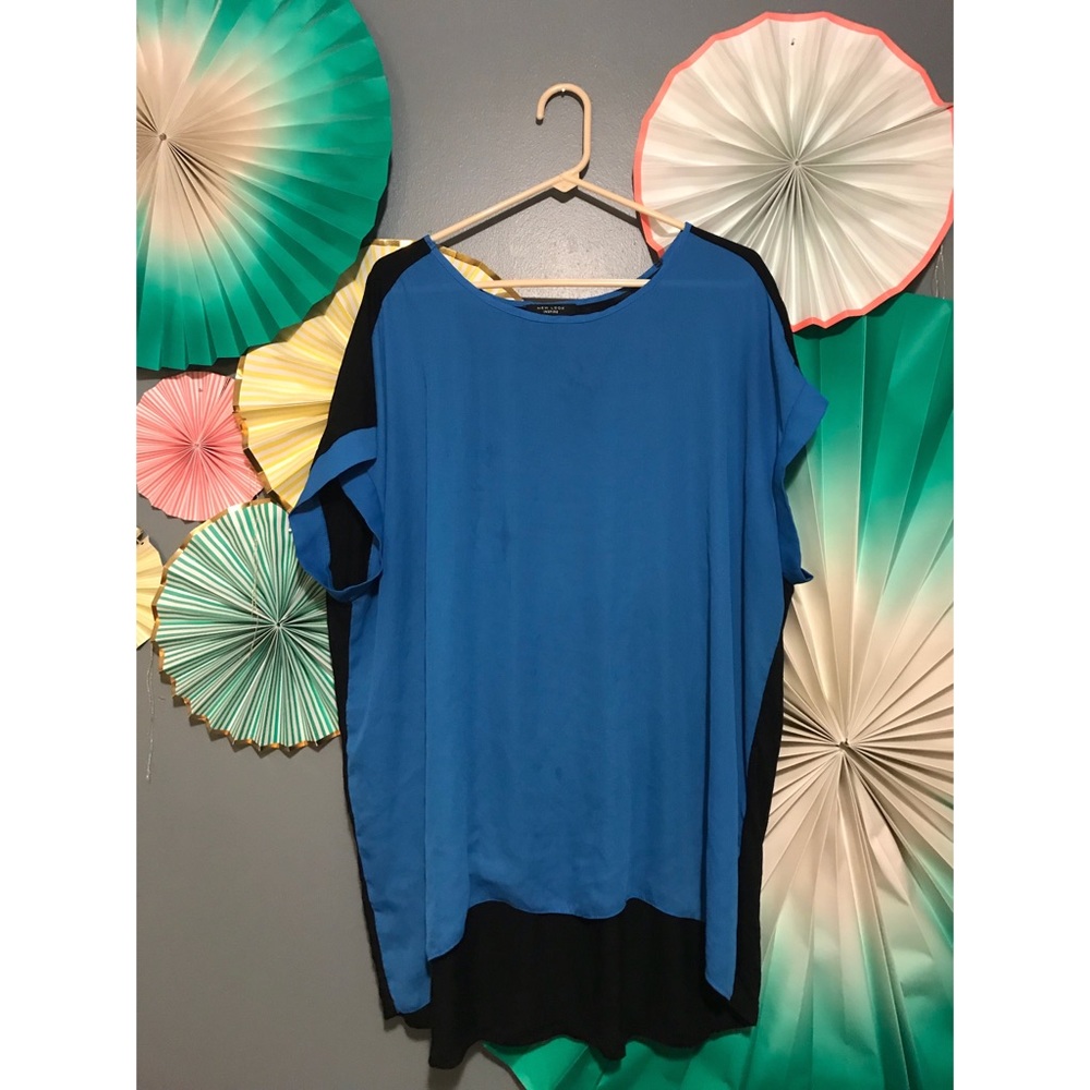 ASOS curve colorblock top